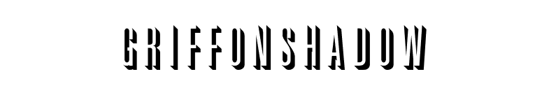 GriffonShadow font preview