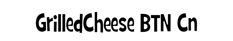 GrilledCheese BTN Cn font preview