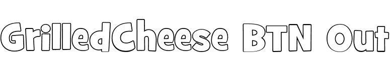 GrilledCheese BTN Out font preview