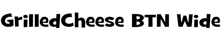 GrilledCheese BTN Wide font preview