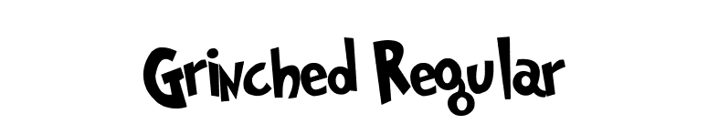 Grinched Regular font preview