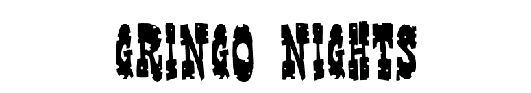 Gringo Nights font preview