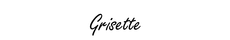 Grisette font preview