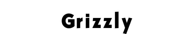 Grizzly font preview