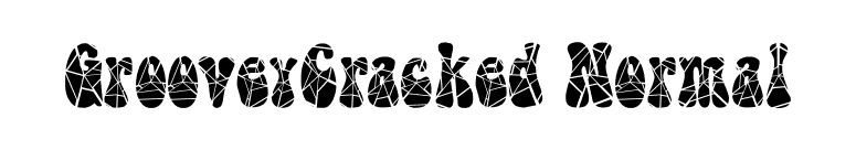 GrooveyCracked Normal font preview