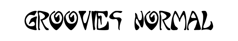Groovies Normal font preview