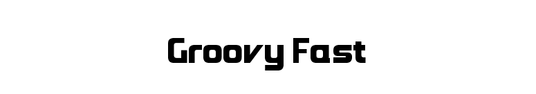 Groovy Fast font preview