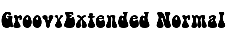 GroovyExtended Normal font preview