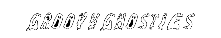GroovyGhosties font preview