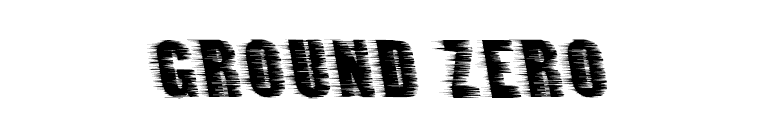 Ground Zero font preview