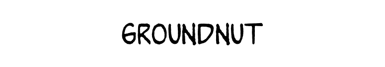 Groundnut font preview