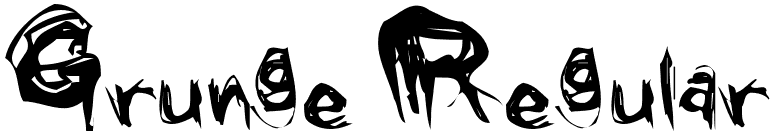 Grunge Regular font preview