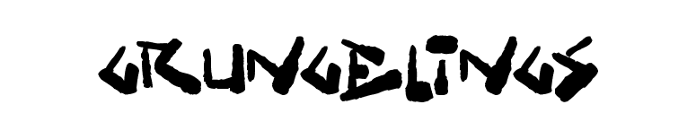 Grungelings
 font preview