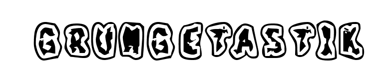GrungeTastik font preview