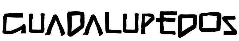 GuadalupeDos font preview