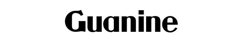 Guanine font preview
