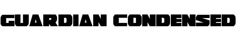 Guardian Condensed font preview