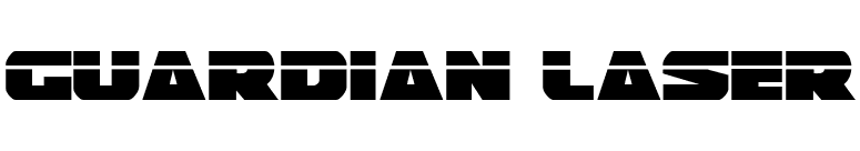 Guardian Laser font preview