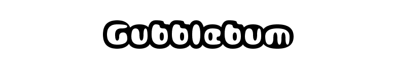 Gubblebum font preview