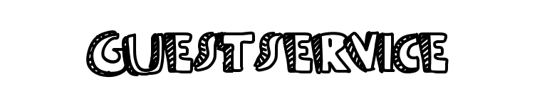 Guestservice font preview