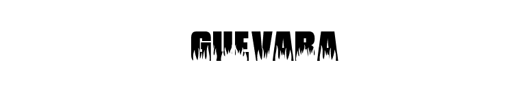 Guevara font preview