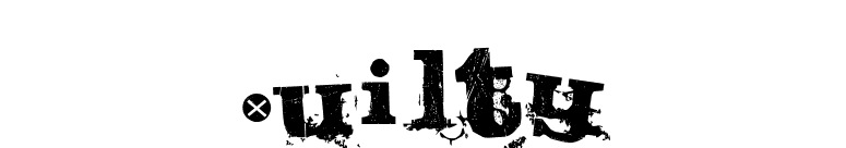 Guilty font preview