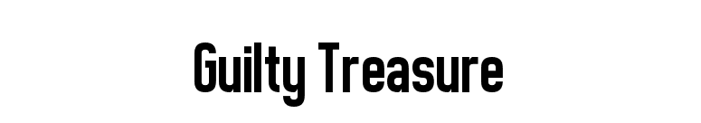 Guilty Treasure font preview