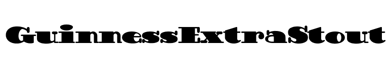 GuinnessExtraStout font preview