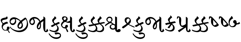 GujaratiRajkotSSK font preview