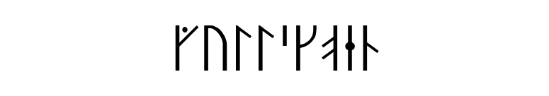Gullskoen font preview