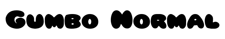 Gumbo Normal font preview