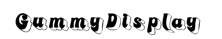 GummyDisplay font preview
