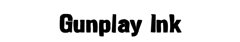 Gunplay Ink font preview