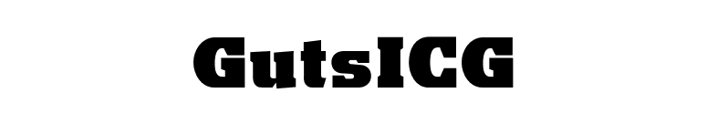 GutsICG font preview