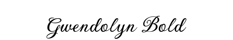 Gwendolyn Bold font preview