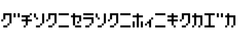Hachipochi-EightKt font preview