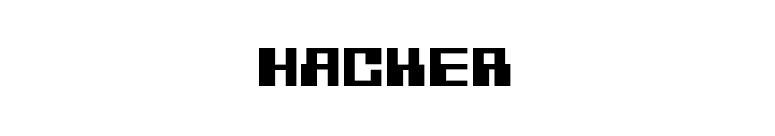 Hacker font preview