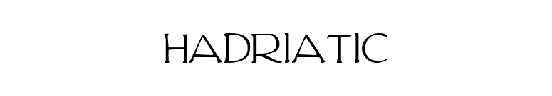 Hadriatic font preview