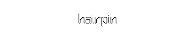 Hairpin font preview