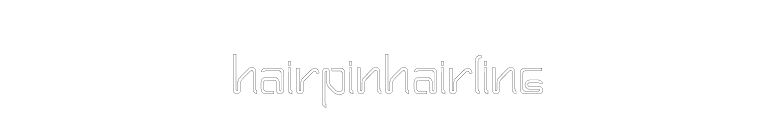 HairpinHairline font preview