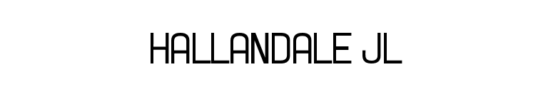 Hallandale JL font preview
