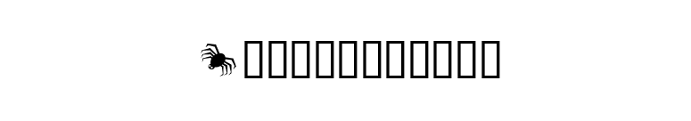 Halloweenies font preview