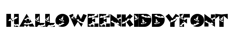 HalloweenKiddyFont font preview