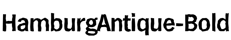 HamburgAntique-Bold font preview