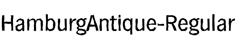 HamburgAntique-Regular font preview