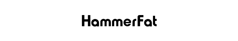 HammerFat font preview