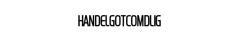 HandelGotComDLig font preview
