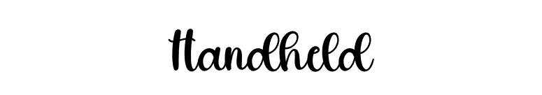 Handheld font preview