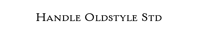 Handle Oldstyle Std font preview
