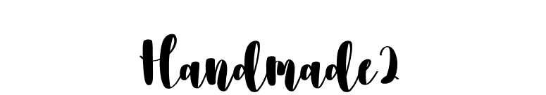 Handmade2 font preview